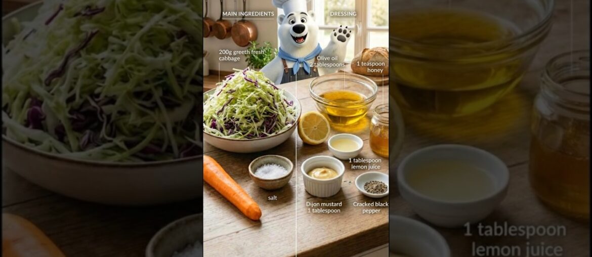 Simple French Cabbage Salad#FrenchSalad#HealthySideDish#EasyRecipe