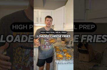 Loaded Cheese Fries High Protein Recipe #shorts