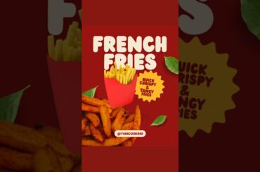 Crispy French Fries Recipe| Easy Recipe for Restaurant-Quality Fries!#homemadefries #frenchfries