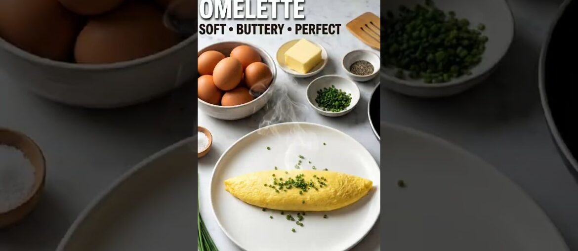 Classic French Omelette | 20s Cinematic Breakfast
