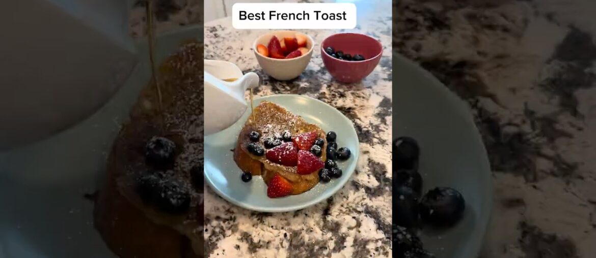 BEST French Toast Recipe #quickrecipe #breakfast #homemadefood #cookingvideo #recipes