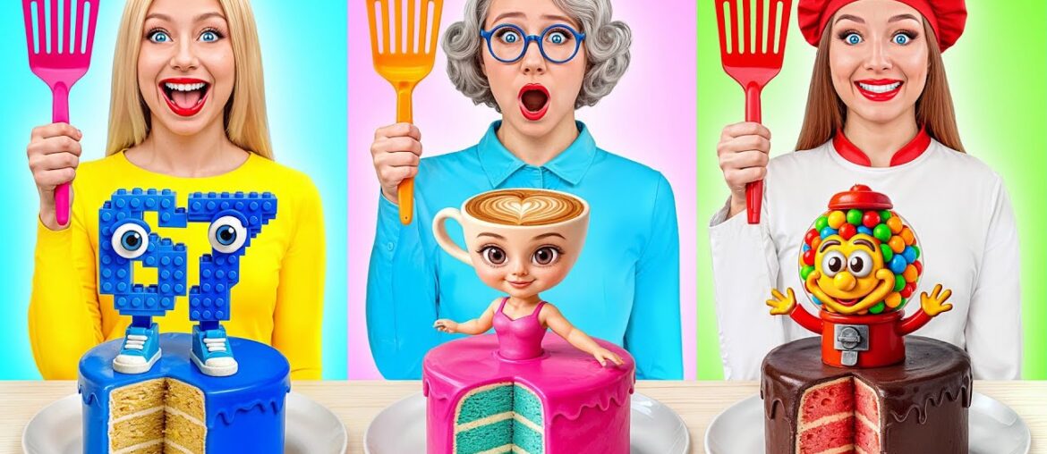 Me vs Grandma Cooking Challenge Brainrot Battle | Funny Food Recipes by Multi DO Challenge