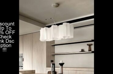 French Mid-Century Cloud Glass Chandelier - Designer Logico Pendant Light for Dining Room, Living Ro