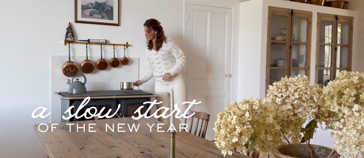 Slow start of the year in our French country home