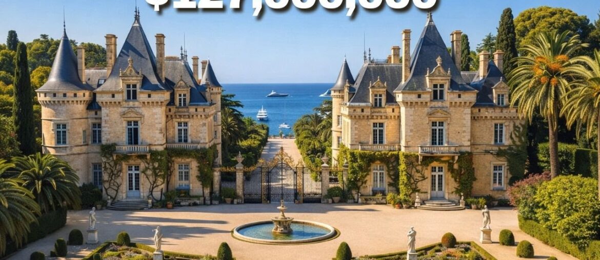 $127,000,000 Luxury Castle on the French Riviera | Full Mansion Tour