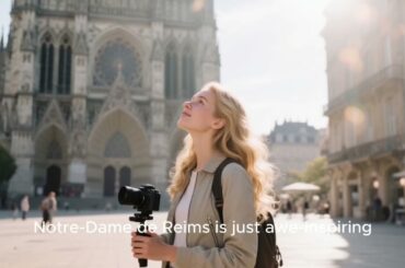 Reims, France, is not a popular tourist place. But home to the Notre Dame de Reims &Champagne caves.