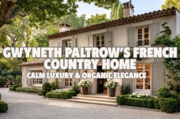 Gwyneth Paltrow’s French Country Home  Calm Luxury & Organic Elegance