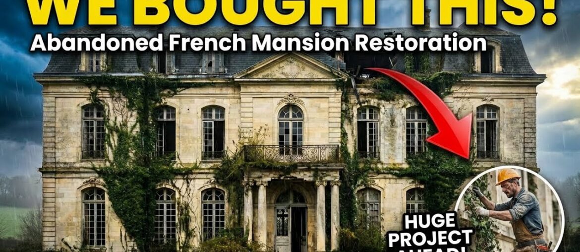 80 Years Lost Bringing Back an Abandoned French Mansion
