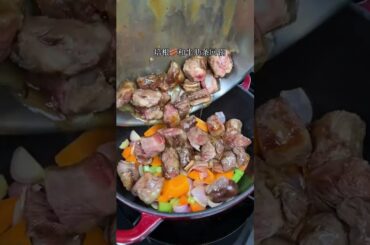 Happy today, French red wine braised oxtail with watermelon jasmine ice  I  it! #food_ #summerdrink