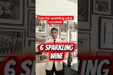 6 sparkling wine base cocoktail #viral #trending#youtubeshorts #share #video #cocktail #drink #bar