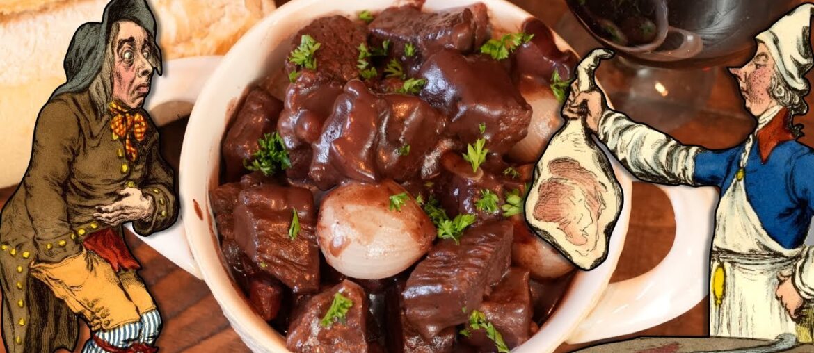 Beef Bourguignon for the French Peasants from 1885
