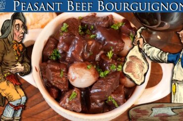 Beef Bourguignon for the French Peasants from 1885