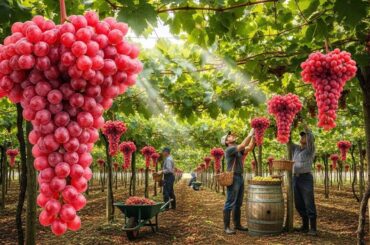 Inside the French wine production factory