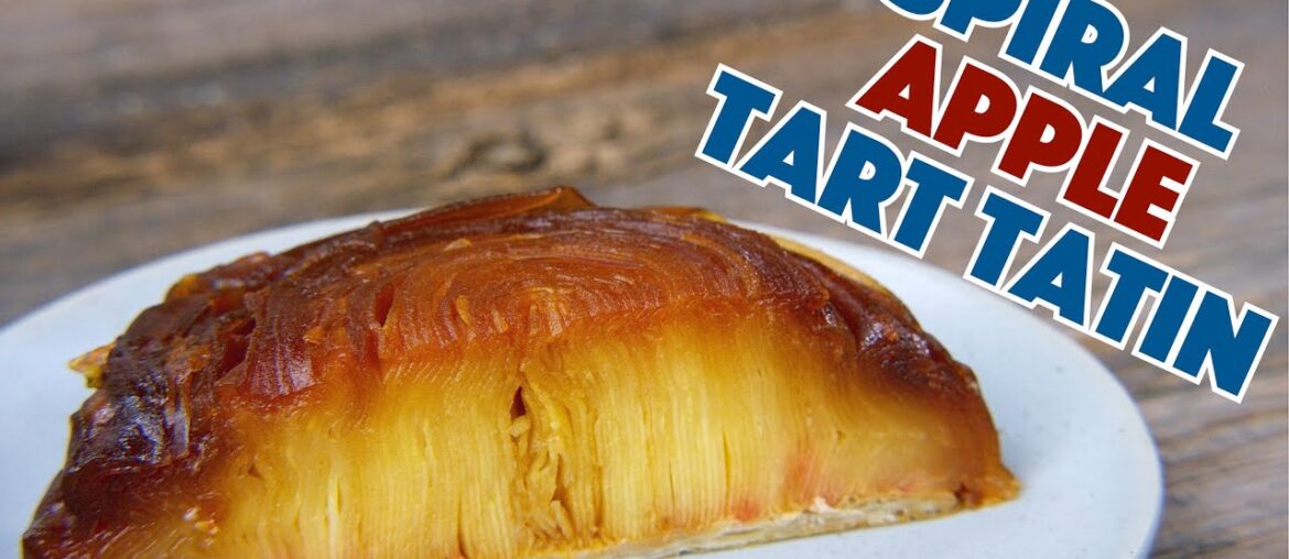 Like Apple Pie, But Better! Amazing French Spiral Apple Tart Tatin Recipe - Glen And Friends Cooking