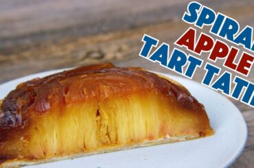 Like Apple Pie, But Better! Amazing French Spiral Apple Tart Tatin Recipe - Glen And Friends Cooking