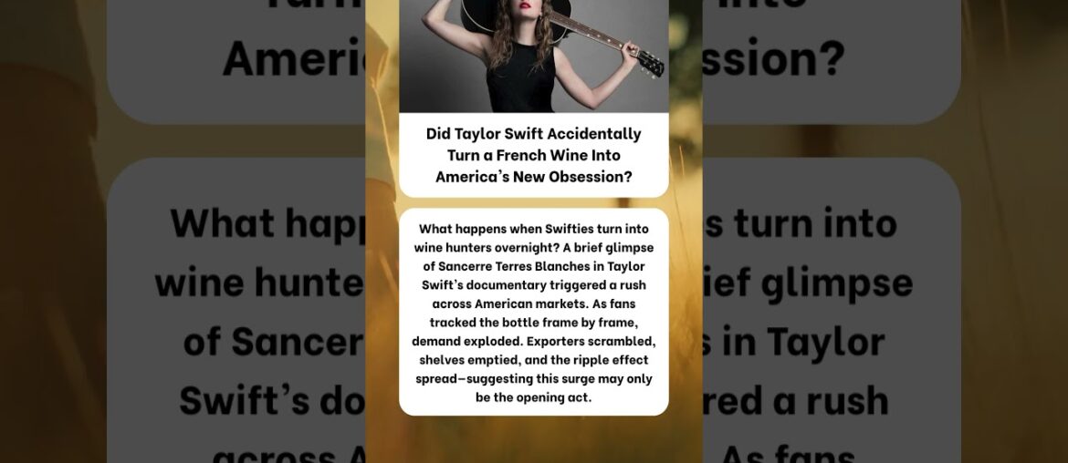 Did Taylor Swift Accidentally Turn a French Wine Into America’s New Obsession?