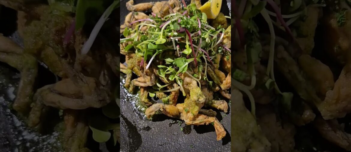 French Cuisine. Frog Legs