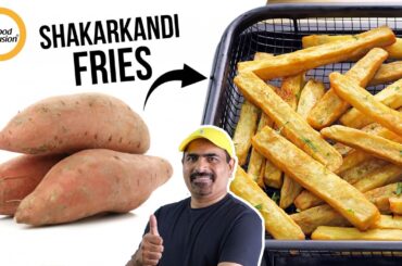 Shakarkandi Fries /Sweet Potato Fries and Chutney- Recipe By Asad Memon Food Fusion