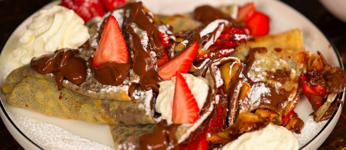 Recipe: Authentic French Nutella Crepes, Sweet & tender Recipe: Authentic French Nutella Crepes, Sweet & tender