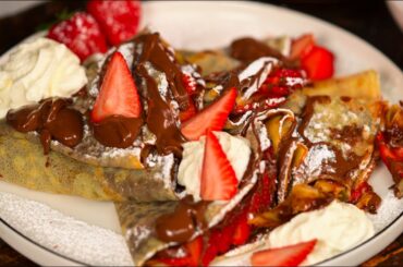 Recipe: Authentic French Nutella Crepes, Sweet & tender