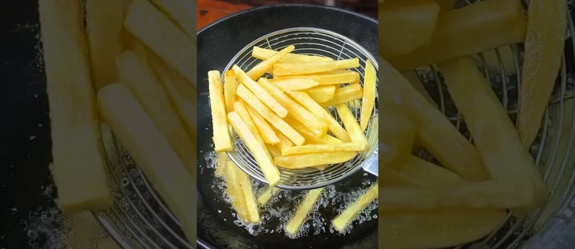 Crispy French fries Recipe #cooking #potato #fries #easyrecipe #foodie #shorts