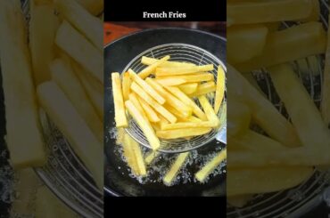 Crispy French fries Recipe #cooking #potato #fries #easyrecipe #foodie #shorts