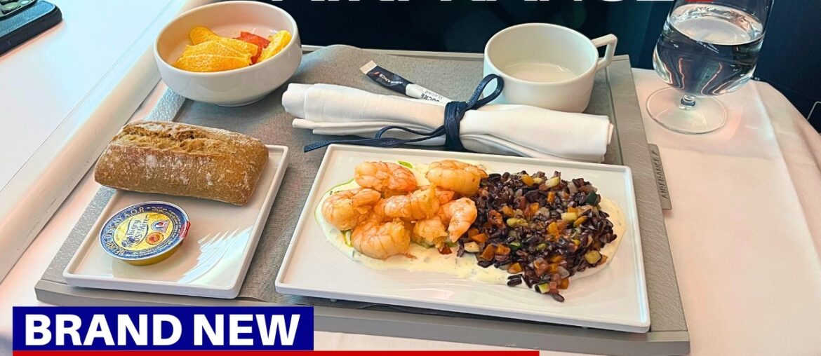 AIR FRANCE BRAND NEW AIRBUS A350-900 (Business Class) | Paris - Newark | Flight Review