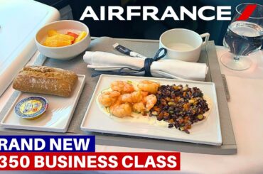 AIR FRANCE BRAND NEW AIRBUS A350-900 (Business Class) | Paris - Newark | Flight Review