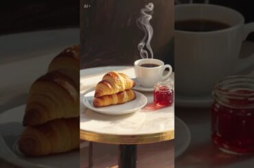 Tablecloth and simpel French breakfast #french #inpiration #breakfast #goodmorning