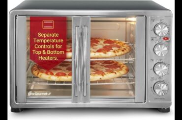 18 Slices of Toast?! Elite Gourmet French Door Oven Review (ETO-4510M)