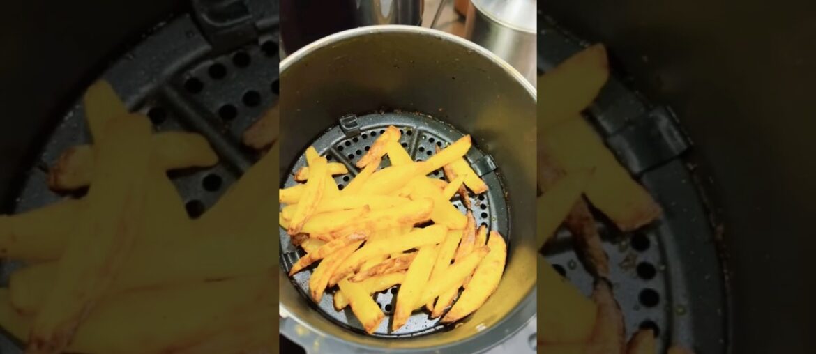 Healthy French Fries Without Oil | Air Fryer Recipe#viral #youtubeshorts