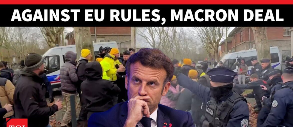 France On Fire: Farmers Revolt Against Macron, EU Rules; Teargas, Eggs & Faceoff With Police France On Fire: Farmers Revolt Against Macron, EU Rules; Teargas, Eggs & Faceoff With Police