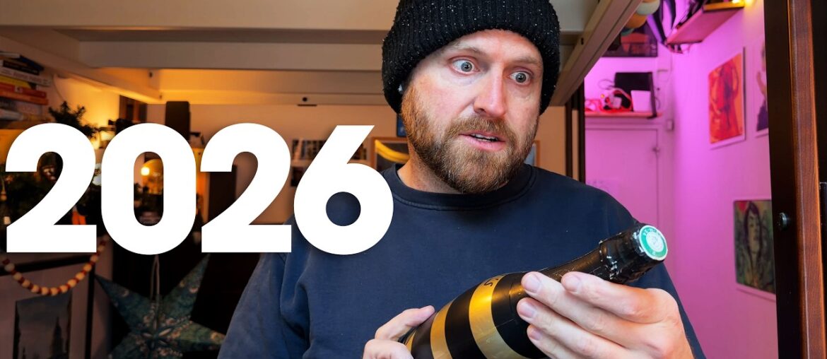 New Year, New Goal Champagne Bottles