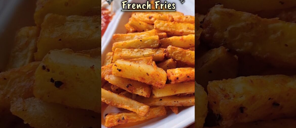 Air fried Masala French Fries recipe #recipe #frenchfries #airfryerrecipes #airfryer #nooil #foodie