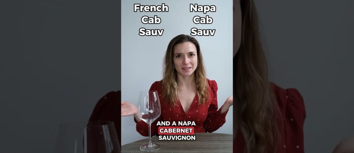 French Cab vs Napa Cab... Same grape, different experience. #CabSauv #OldWorldWine #NewWorldWine