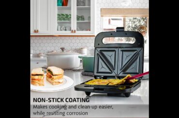 Electric Sandwich Maker  , Indicator Lights, Cool Touch Handle, Easy to Clean , Perfect for Cooking