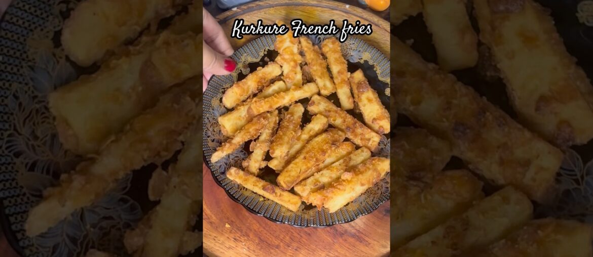 Kurkure French fries #recipe #shorts #recipe #food #foodie