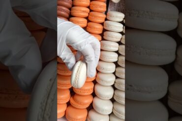French macarons, step by step.