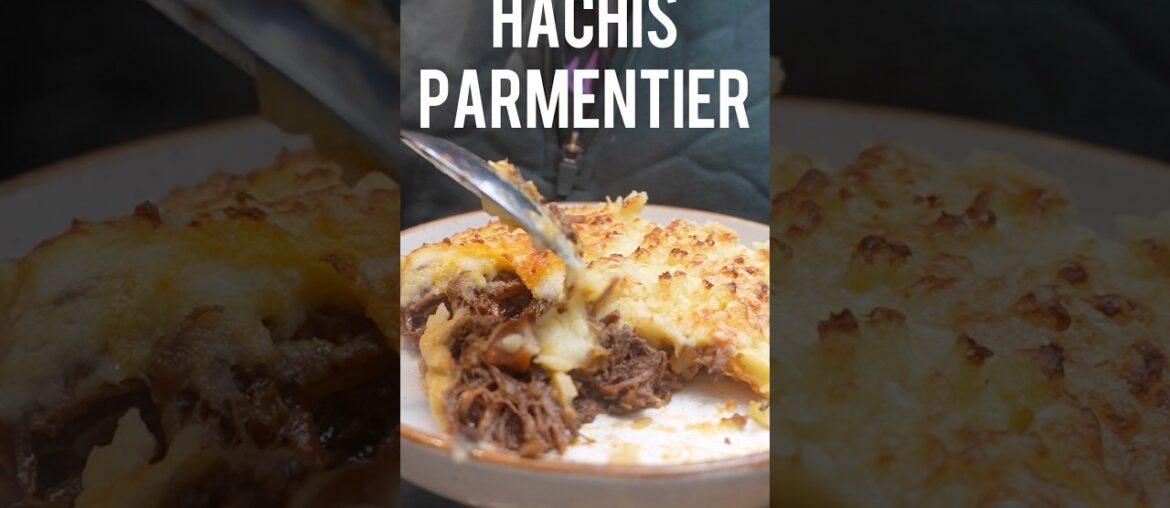 Hachis Parmentier - the French cottage pie. Easy slow cook recipe. #Frenchfood #winterfood #recipe
