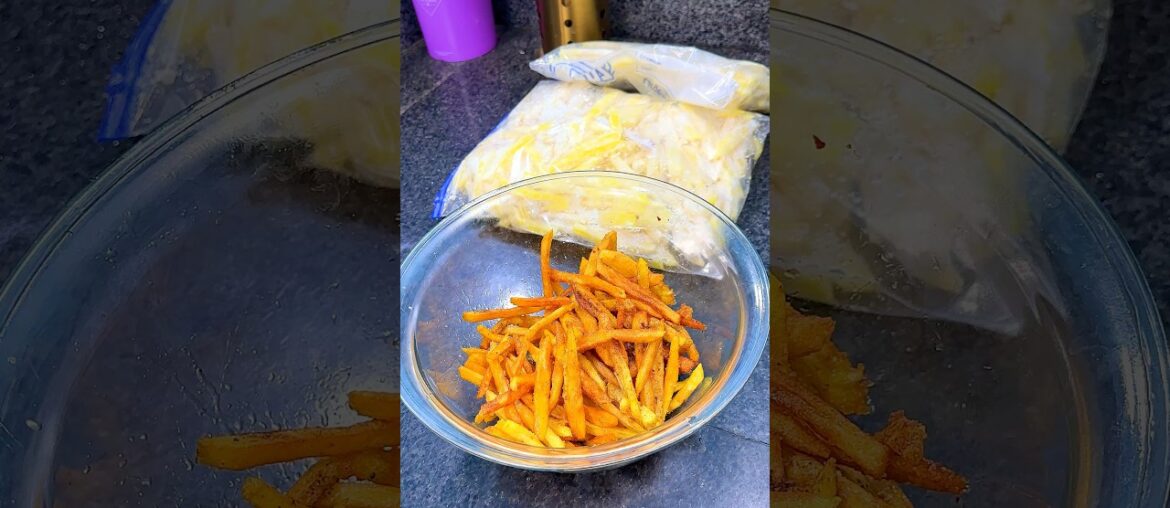 Perfect FRENCH FRIES | Frozen Fries | Make & Store For 4-6 Months | Market Jesa Fries | Cooking CH