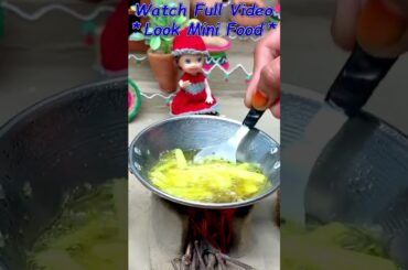 Easy Mini Aloo Chips Recipe | French Fries Recipe | Potato Chips Recipe | Mini Food