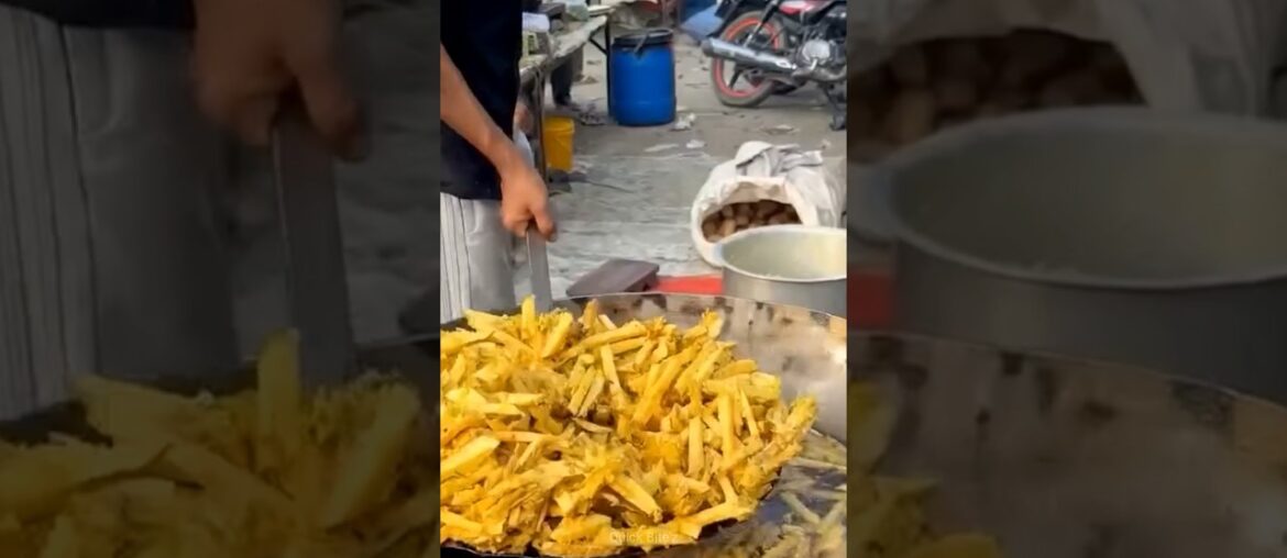street style french fries recipe #shorts #streetfood