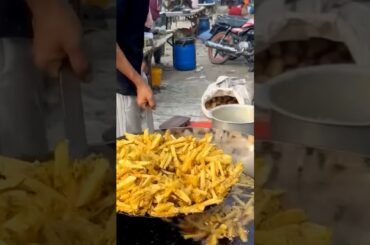 street style french fries recipe #shorts #streetfood