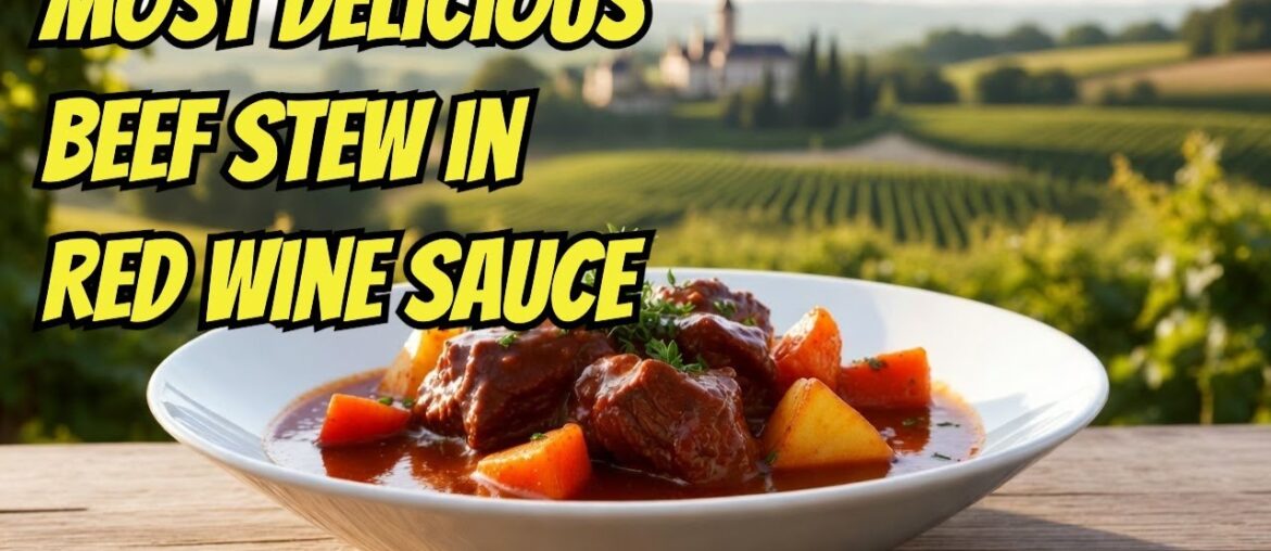 Why Red Wine Sauce is a GAME CHANGER for Beef Stew Recipes Why Red Wine Sauce is a GAME CHANGER for Beef Stew Recipes
