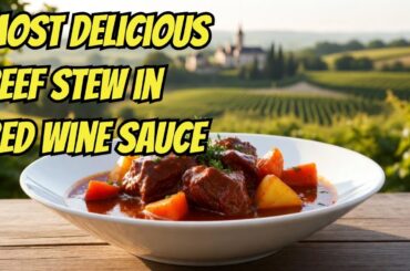 Why Red Wine Sauce is a GAME CHANGER for Beef Stew Recipes