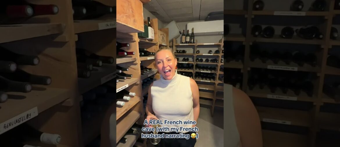 French Wine Cave #France #wine