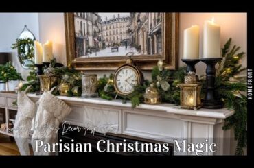 Parisian Elegance for Christmas 2025 | Chic French Holiday Decorating Ideas & Luxury Tour