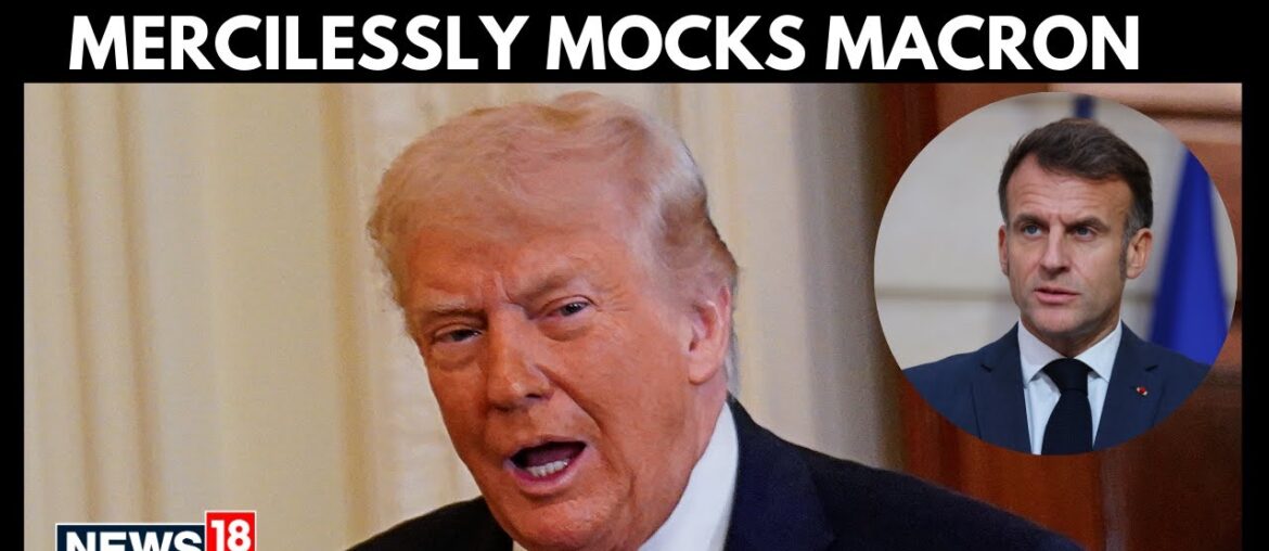Trump Mocks Macron Over Drug Prices, Threatens 25% Tariff While Unveiling Healthcare Plan | N18V Trump Mocks Macron Over Drug Prices, Threatens 25% Tariff While Unveiling Healthcare Plan | N18V