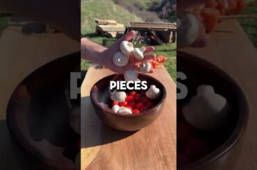 Catch & Cook: Outdoor Fish Grilling with Natural Skewers #cooking #food