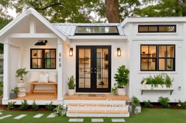 Tiny Home Tour: French Country Style with Luxury Interior Design Details